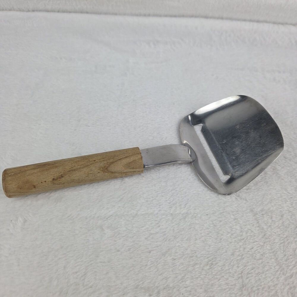 Vintage Stainless Steel Cheese Slicer Wood Handle Japan 8 Inch Kitchen‎ Tool